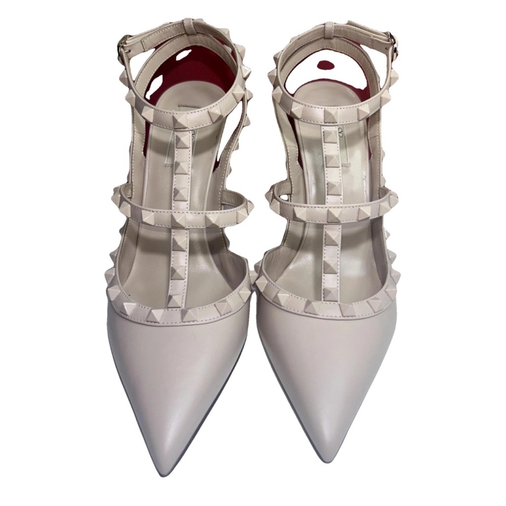 Valentino Women's Studded Beige Heels